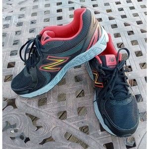 New Balance 450 V3 Mens Sz 10 4E Wide M450CB3 Black Red Running Shoes Sneakers